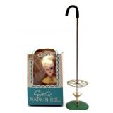 Vintage Sweetie Plastic Napkin Doll in Box and