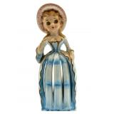 Vintage Ceramic Lady Napkin Doll Napkin Holder