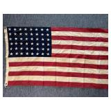 Vintage 48-Star American Flag 32" x 56"