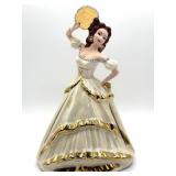 Vintage Ceramic Flamenco Lady Napkin Doll Napkin