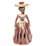 Vintage Ceramic Lady Napkin Doll Napkin and