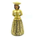 Vintage Ceramic Lady Napkin Doll Napkin and