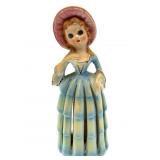 Vintage Ceramic Lady Napkin Doll Napkin Holder