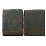 Antique Little Leather Library Dante