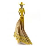 Vintage Wood Napkin Doll Napkin Holder on Slag