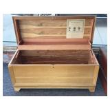 Vintage West Branch Cedar Hope Chest- top wood