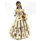 Vintage Ceramic Lady Napkin Doll Napkin Holder