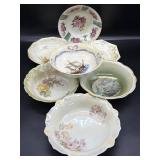 Antique/Vintage Porcelain Serving Bowls 10.5" and