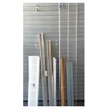 Gutter Guard, Metal Shelf Piece, (2) Metal Legs,