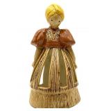 Vintage Ceramic Lady Napkin Doll Napkin Holder