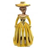 Vintage Kreiss 1957 Ceramic Lady Napkin Doll