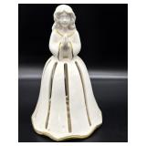 Vintage Ceramic Lady Napkin Doll Napkin Holder 9"