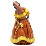 Vintage Ceramic Lady Napkin Doll Napkin Holder