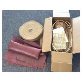 Jute Webbing, Cane Furniture Repair Pieces, and