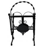 Vintage Metal Record/Magazine Rack 11" x 19"