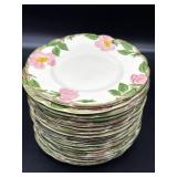 (18) Franciscan Desert Rose Bread and Butter