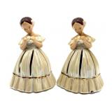 Vintage Holland Mold Ceramic Lady Napkin Doll