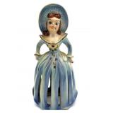 Vintage Ceramic Lady Napkin Doll Napkin and