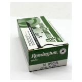 (50) Rnds 38 SPL, Remington, 130 Gr MC