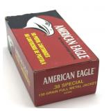 (50) Rnds 38 SPL, American Eagle , 130 Gr FMJ