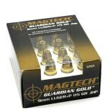(20) Rnds 9mm +P, Magtech Guardian Gold