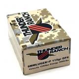 (20) Rnds 9m  +P, Thunder Ranch 115 Gr DPX
