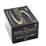 (20) Rnds 38 SPL+P, Gold Dot 135 Gr. GDHP