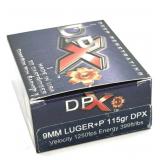 (20) Rnds 9mm+P, Corbon 115 Gr DPX