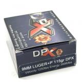 (20) Rnds 9mm+P, Corbon 115 Gr DPX