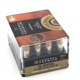 (20) Rnds 38 SPL Federal Low Recoil, 110 Gr JHP