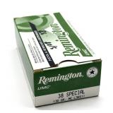 (50) Rnds 38 SPL, Remington, 130 Gr MC