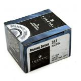 (20) Rnds .357 Mag, Federal Personal Defense