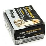 (20) Rnds .357 SIG, Sig Elite, JHP