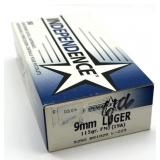 (50) Rnds 9mm, Independence 115 Gr FMJ