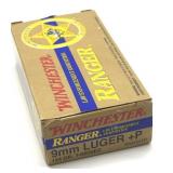 (50) Rnds 9mm +P, Winchester Ranger 124 Gr. T