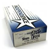 (50) Rnds 9mm, Independence 115 Gr FMJ