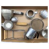 Primitive Canning Tongs, Measuring Cups, Sifters, Primitive Canning Tongs, Measuring Cups, Sifters,