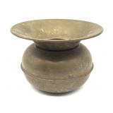Vintage Brass Cuspidor 5.75" Tall- cracks noted Vintage Brass Cuspidor 5.75" Tall- cracks noted