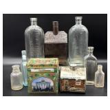 Old Cabin Whiskey Glass Bottle, Lydia Pinkman Old Cabin Whiskey Glass Bottle, Lydia Pinkman