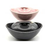 Vintage Epicure Pink and Grey Ceramic Lidded Vintage Epicure Pink and Grey Ceramic Lidded