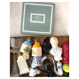 Vintage Avon Bottles and Christmas Plate- Vintage Avon Bottles and Christmas Plate-