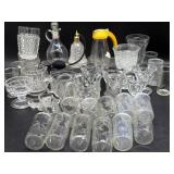 Glass Cups, Sugar Bowls, Syrup Dispenser, Perfume Glass Cups, Sugar Bowls, Syrup Dispenser, Perfume