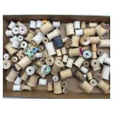 Vintage Wood Thread Spools Vintage Wood Thread Spools