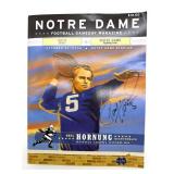 Paul Hornung Autographed Notre Dame Football