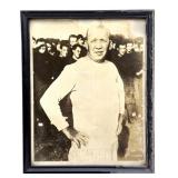 Vintage Knute Rockne Notre Dame Photo in Frame 9"