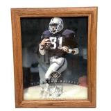 Tim Brown Raiders Autographed Leaf 97 Photo in