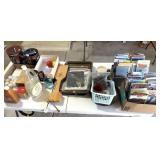 Maps, Skillet, Pans & More (Table Not Included)