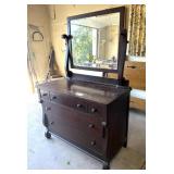 Antique Dresser W/ Mirror 41"x22"x31"