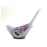 Fenton Handpainted Satin Pink and Purple Slag