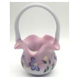 Fenton Handpainted, Signed, and Numbered Satin